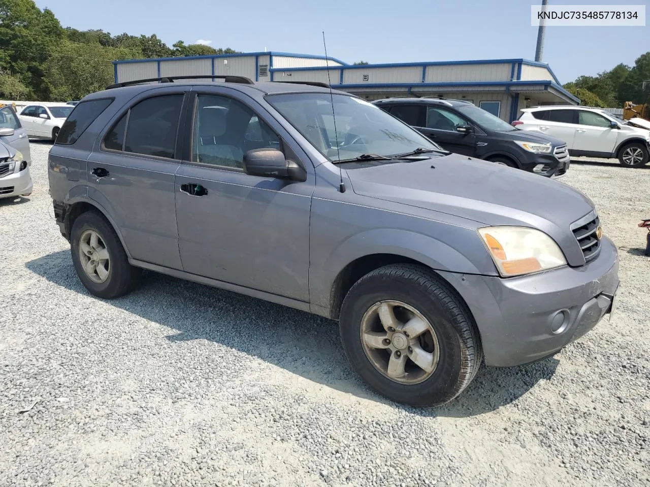 KNDJC735485778134 2008 Kia Sorento Ex