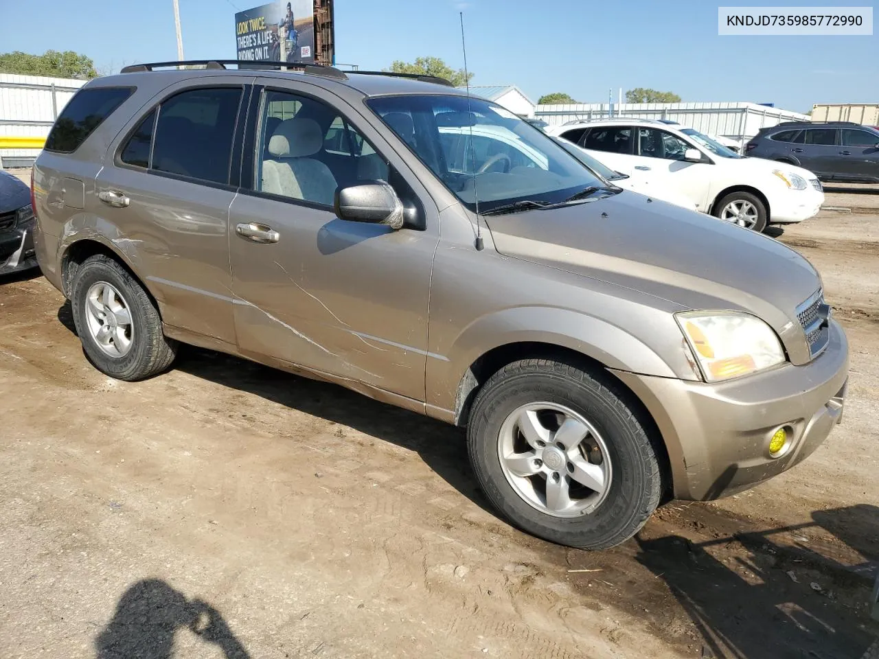 KNDJD735985772990 2008 Kia Sorento Ex