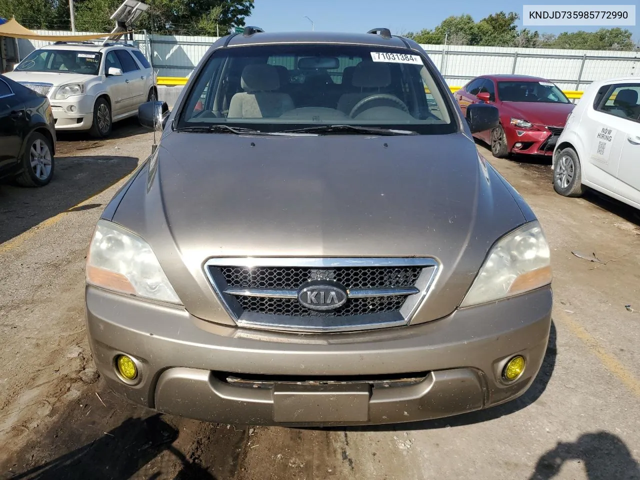 2008 Kia Sorento Ex VIN: KNDJD735985772990 Lot: 71031384