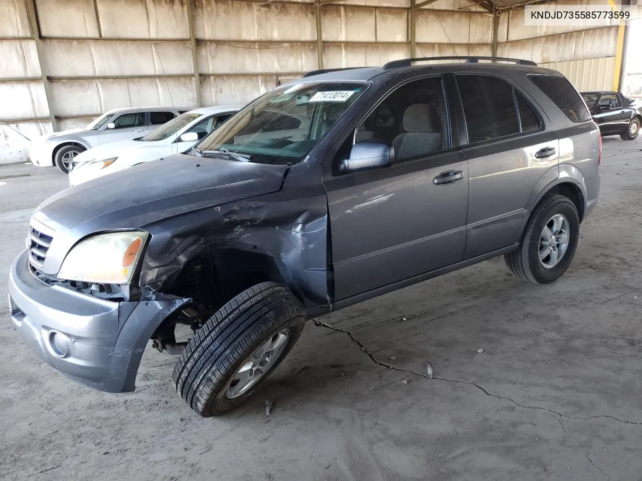 KNDJD735585773599 2008 Kia Sorento Ex