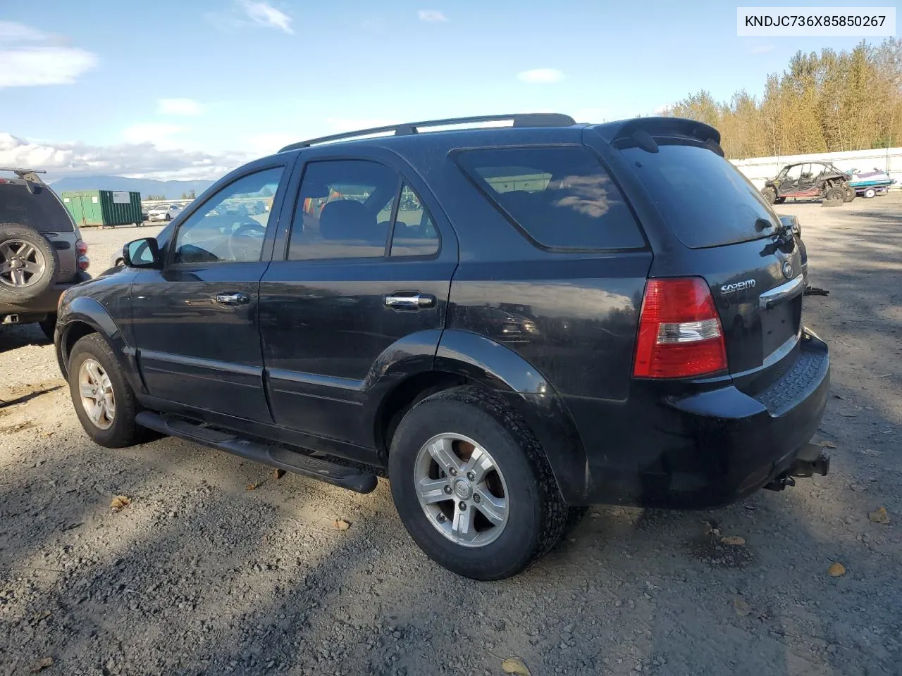 2008 Kia Sorento Ex VIN: KNDJC736X85850267 Lot: 73018384