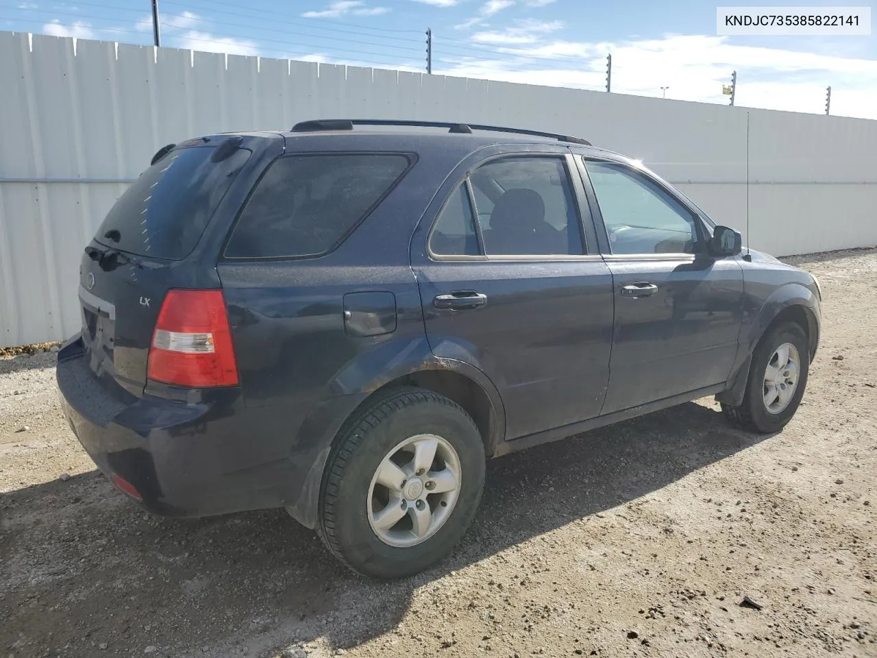 2008 Kia Sorento Ex VIN: KNDJC735385822141 Lot: 74834734