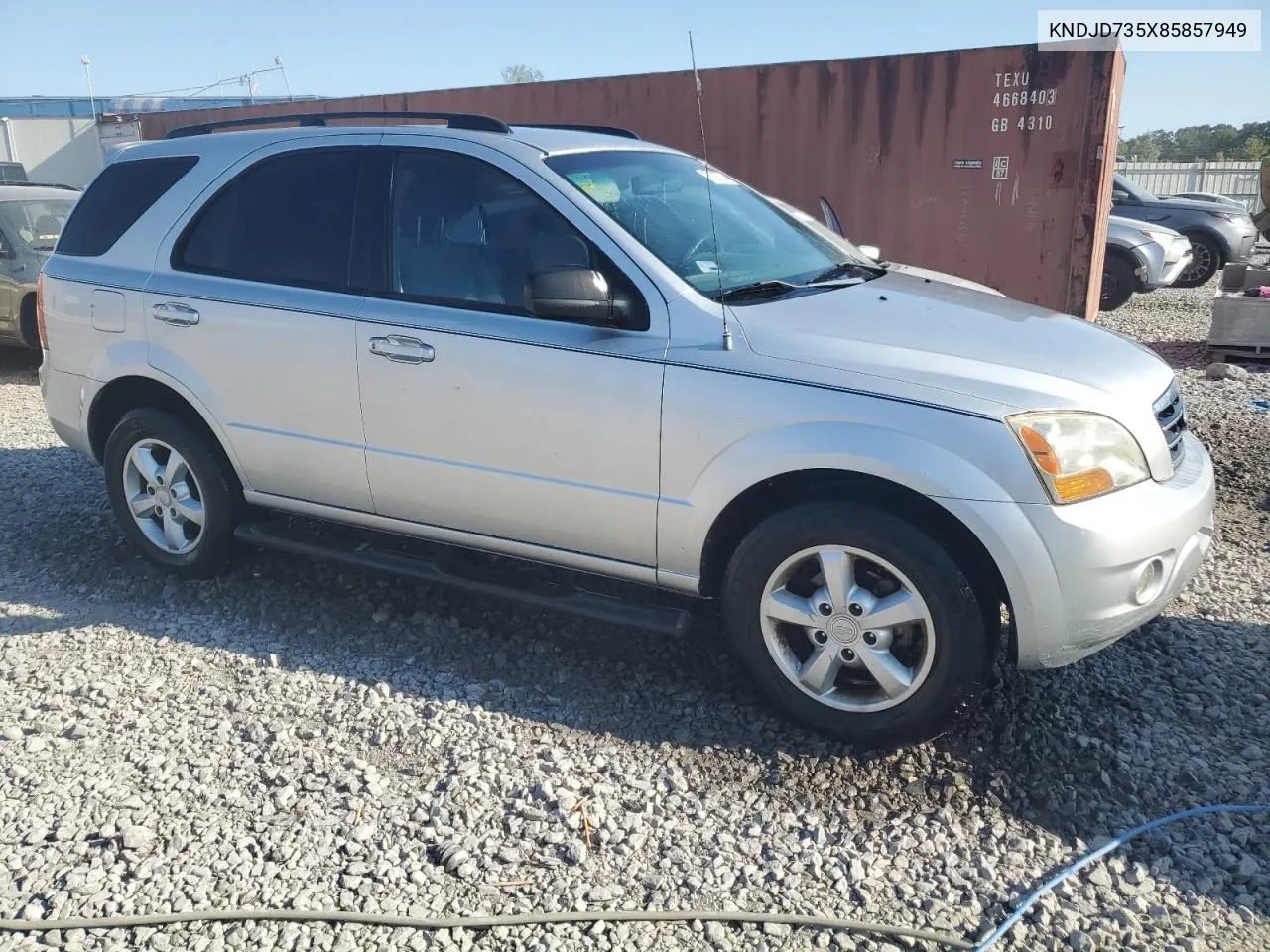 2008 Kia Sorento Ex VIN: KNDJD735X85857949 Lot: 76090714