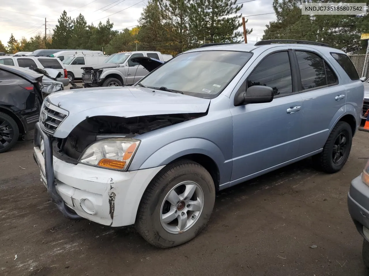 2008 Kia Sorento Ex VIN: KNDJC735185807542 Lot: 76958424