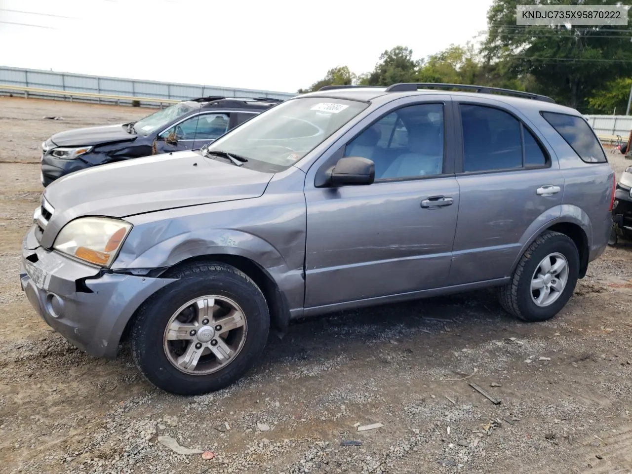 2009 Kia Sorento Lx VIN: KNDJC735X95870222 Lot: 72130684