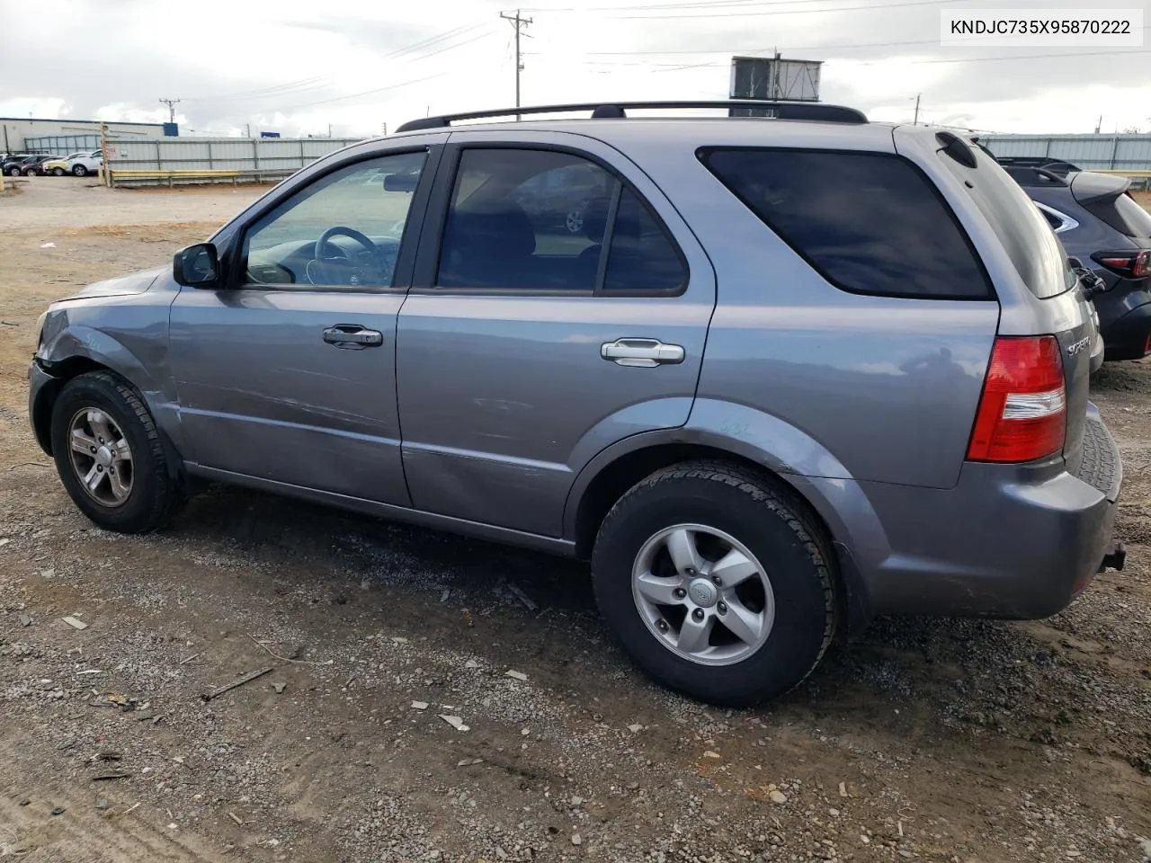 2009 Kia Sorento Lx VIN: KNDJC735X95870222 Lot: 72130684