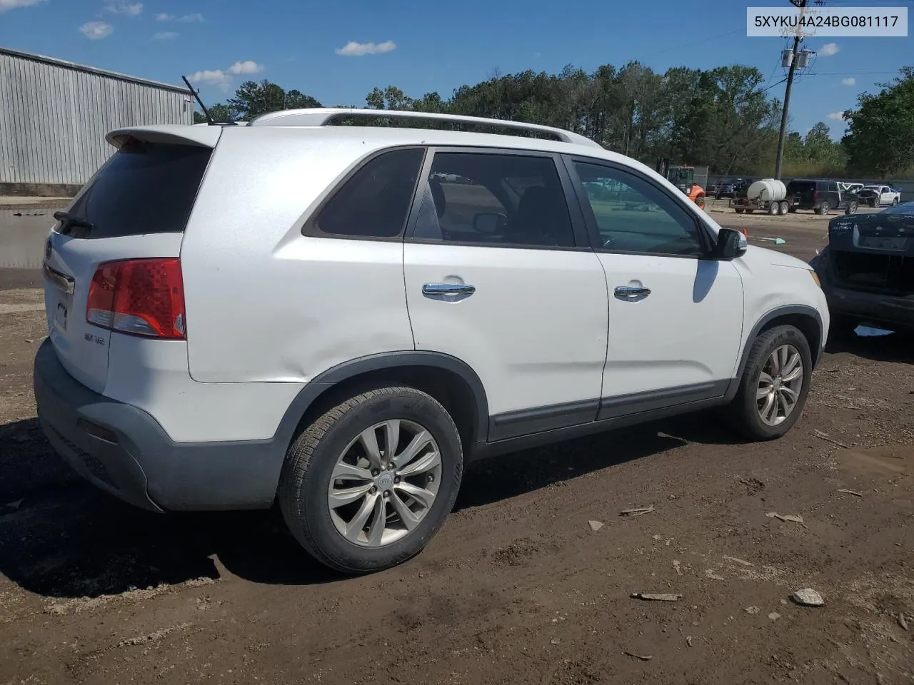 2011 Kia Sorento Ex VIN: 5XYKU4A24BG081117 Lot: 50548584