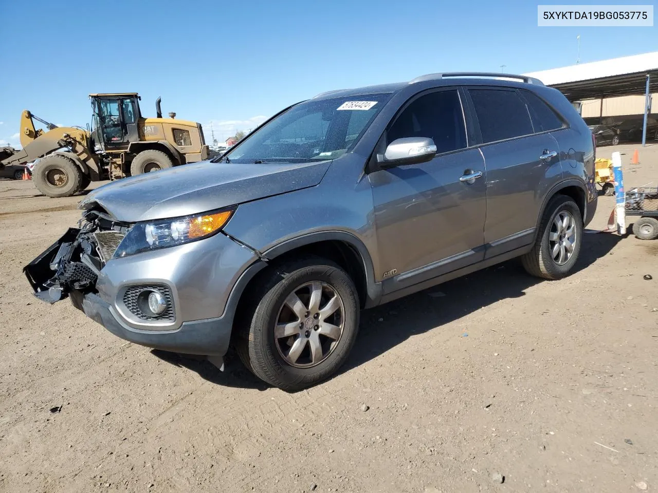 2011 Kia Sorento Base VIN: 5XYKTDA19BG053775 Lot: 57634424