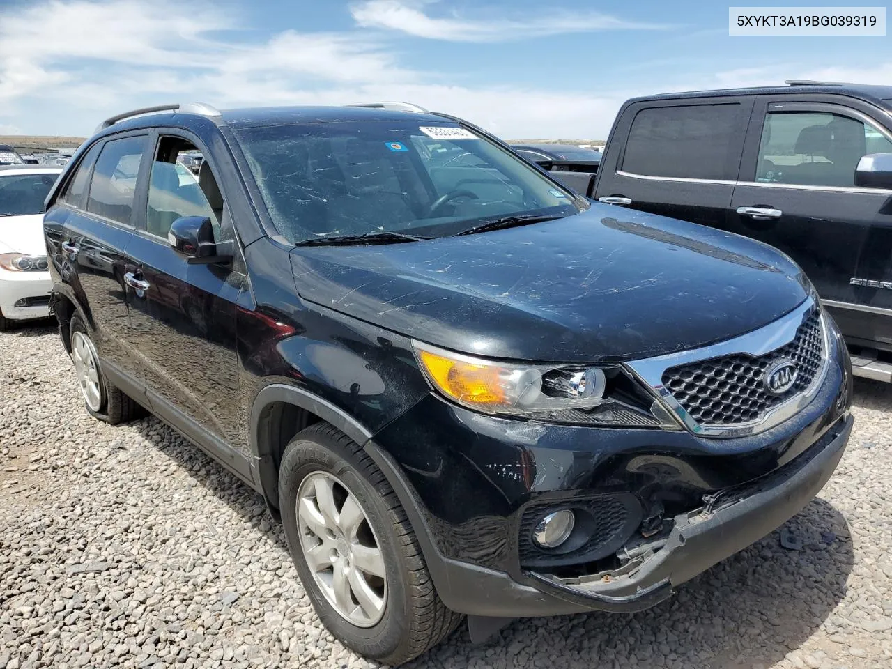 2011 Kia Sorento Base VIN: 5XYKT3A19BG039319 Lot: 58331463