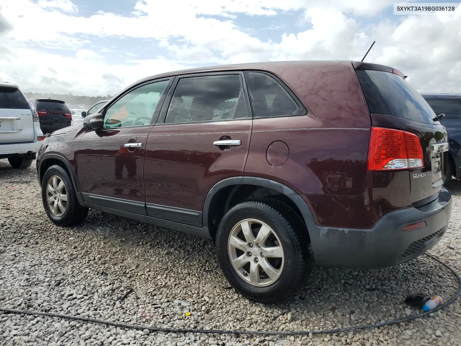 2011 Kia Sorento Base VIN: 5XYKT3A19BG036128 Lot: 59123094