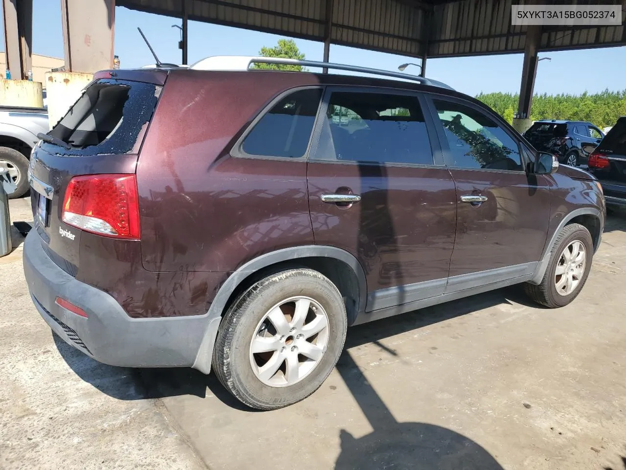 2011 Kia Sorento Base VIN: 5XYKT3A15BG052374 Lot: 60124874