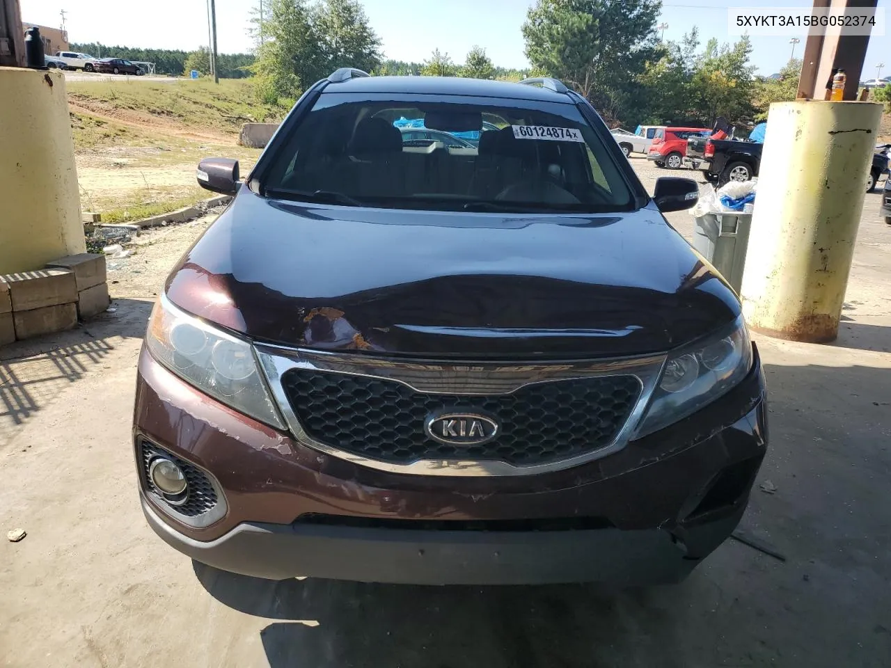 2011 Kia Sorento Base VIN: 5XYKT3A15BG052374 Lot: 60124874