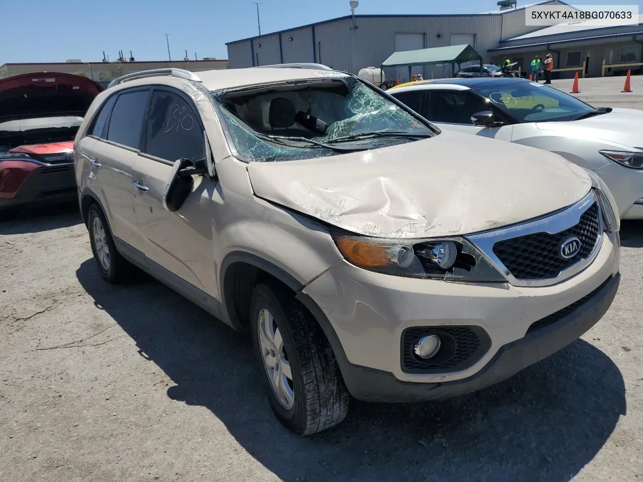 2011 Kia Sorento Base VIN: 5XYKT4A18BG070633 Lot: 60315864