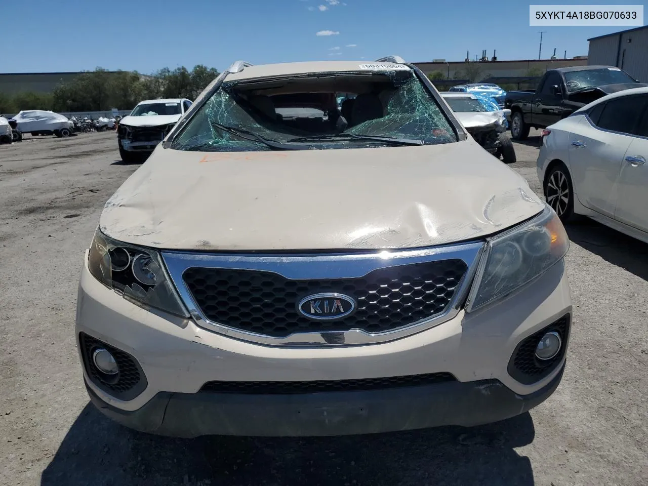 2011 Kia Sorento Base VIN: 5XYKT4A18BG070633 Lot: 60315864