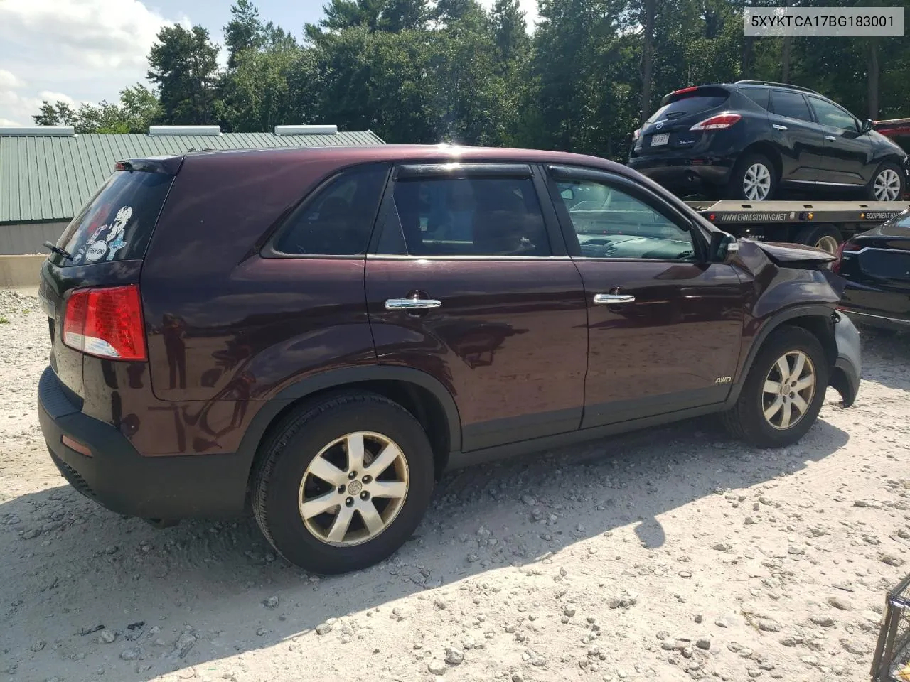 2011 Kia Sorento Base VIN: 5XYKTCA17BG183001 Lot: 61450364