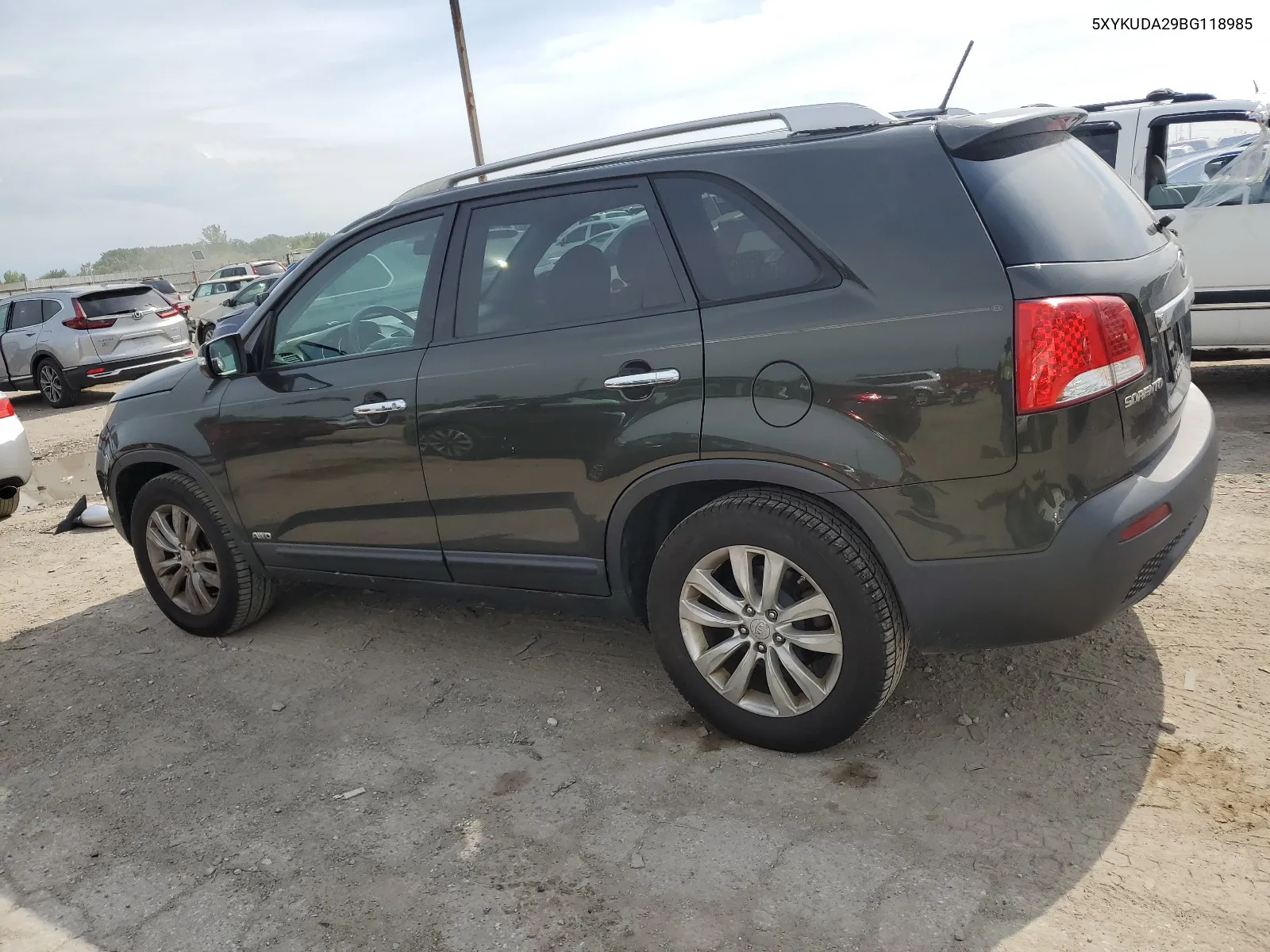 2011 Kia Sorento Ex VIN: 5XYKUDA29BG118985 Lot: 61659944