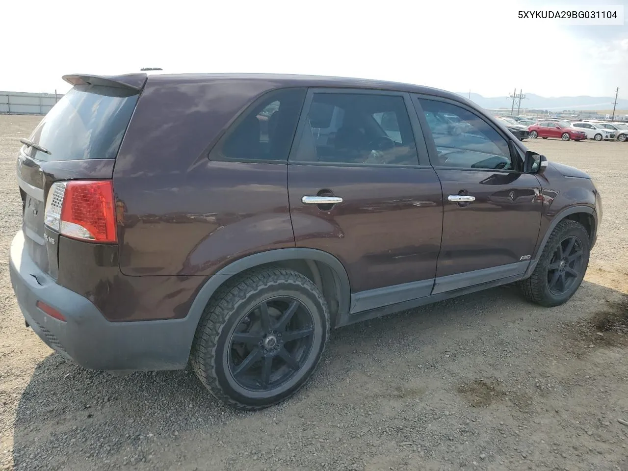 2011 Kia Sorento Ex VIN: 5XYKUDA29BG031104 Lot: 62676654