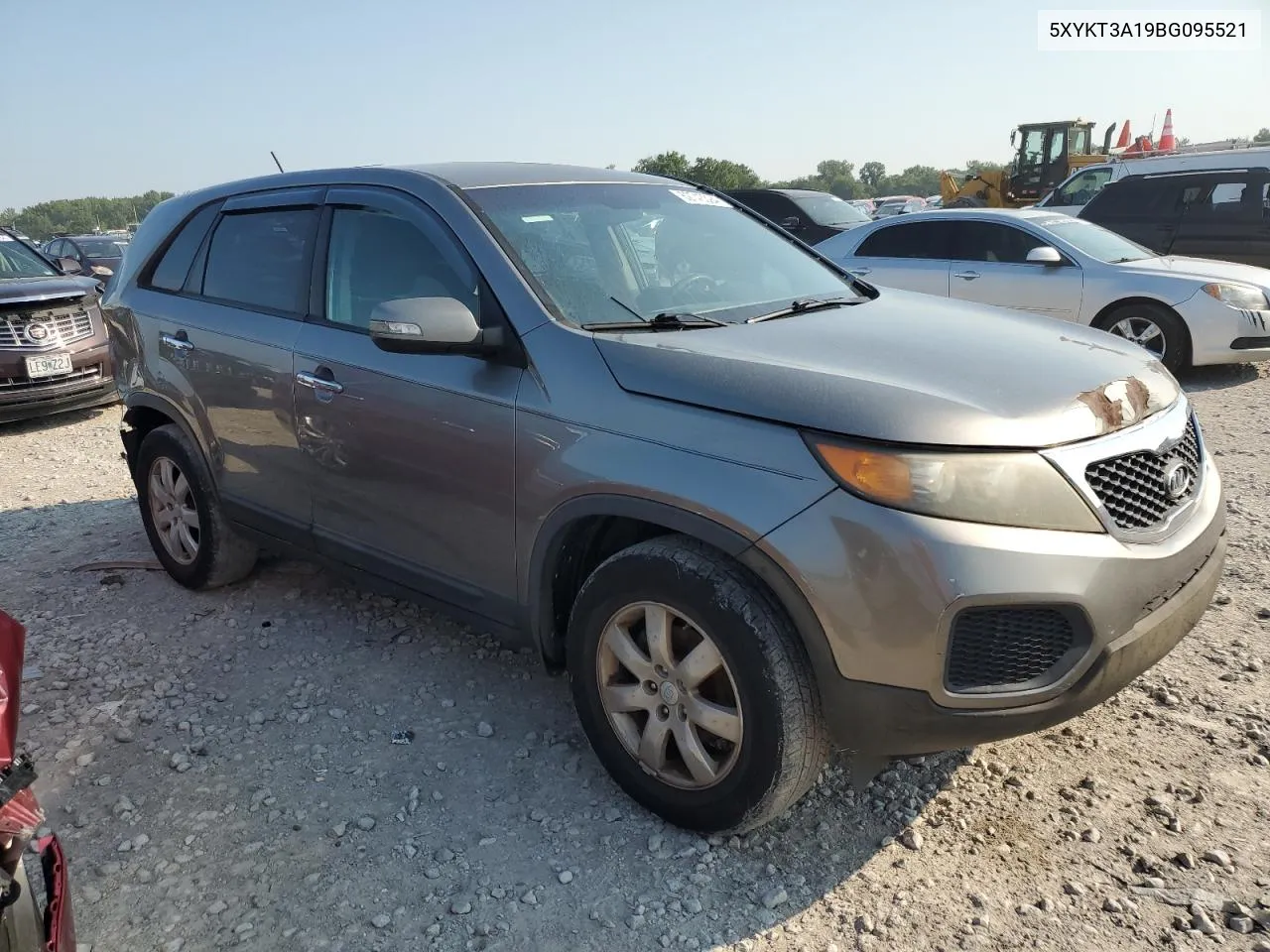 2011 Kia Sorento Base VIN: 5XYKT3A19BG095521 Lot: 62743394