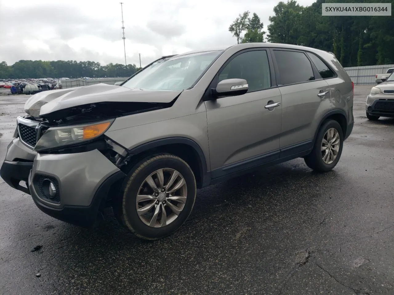 2011 Kia Sorento Ex VIN: 5XYKU4A1XBG016344 Lot: 63764594