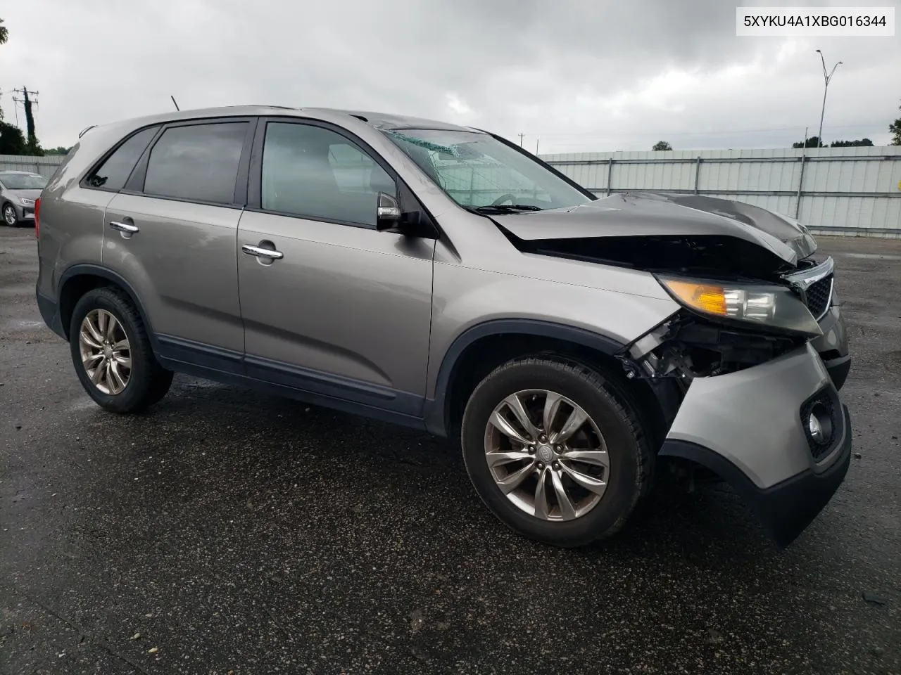 2011 Kia Sorento Ex VIN: 5XYKU4A1XBG016344 Lot: 63764594