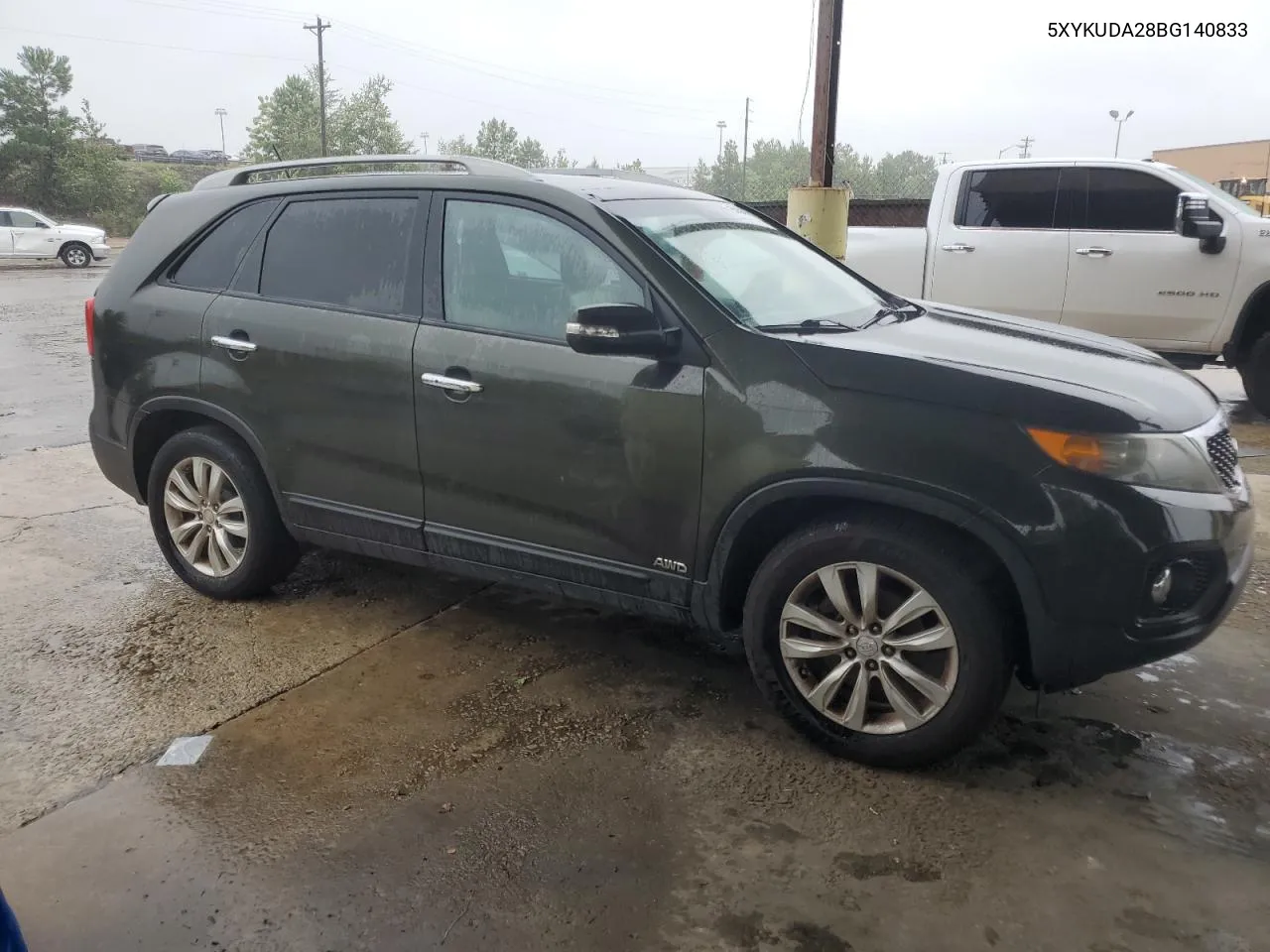 2011 Kia Sorento Ex VIN: 5XYKUDA28BG140833 Lot: 65806984