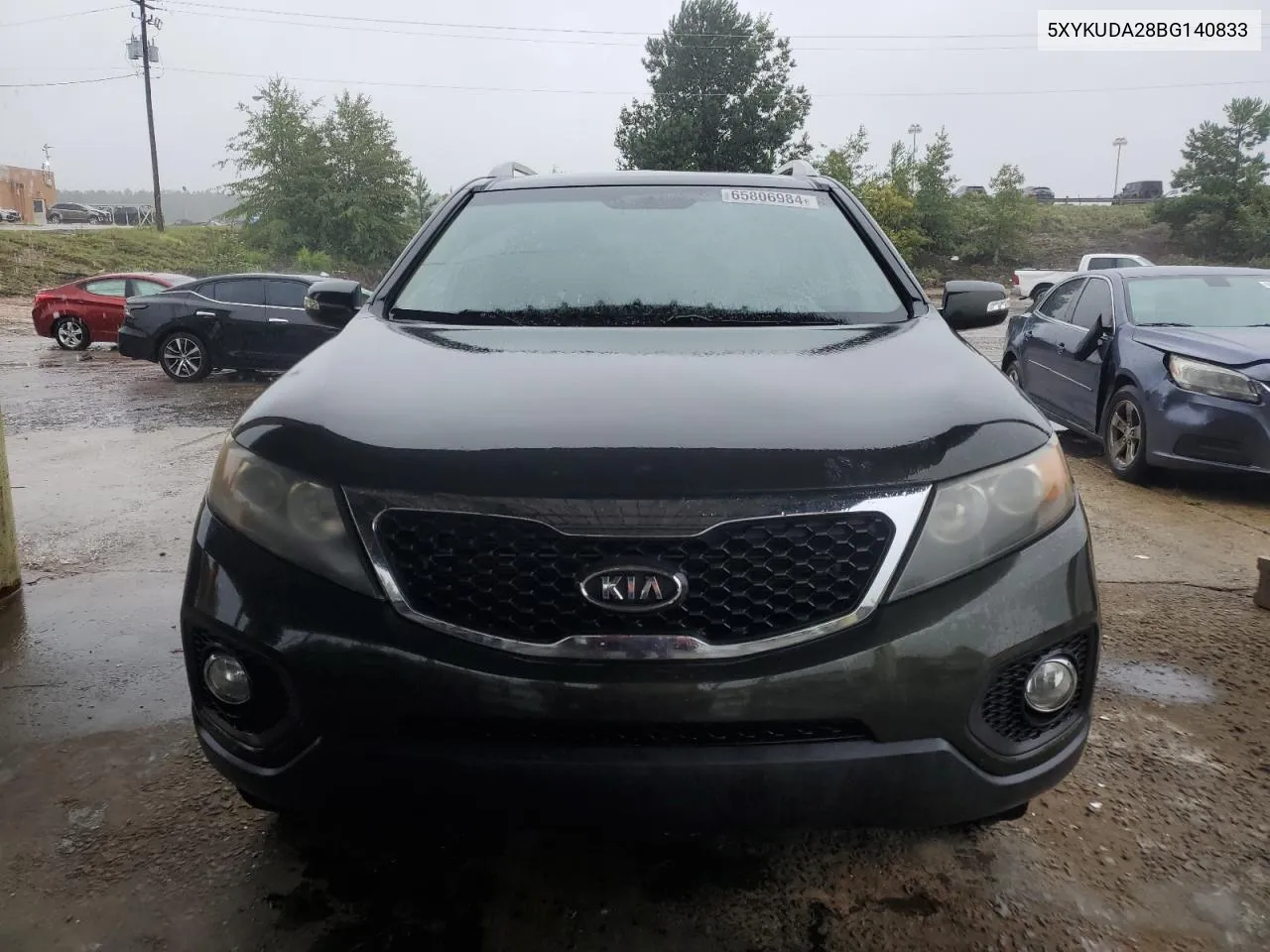 2011 Kia Sorento Ex VIN: 5XYKUDA28BG140833 Lot: 65806984