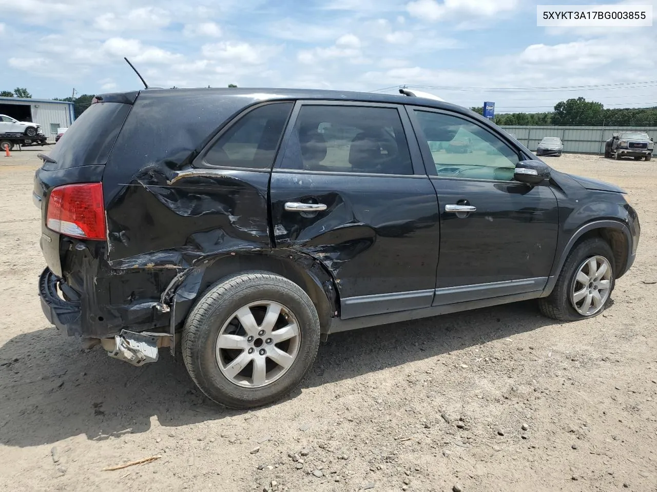 2011 Kia Sorento Base VIN: 5XYKT3A17BG003855 Lot: 66250584