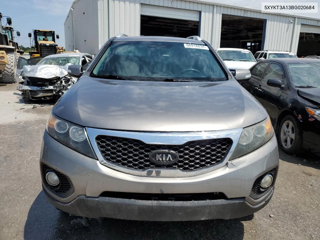 2011 Kia Sorento Base VIN: 5XYKT3A13BG020684 Lot: 66918834