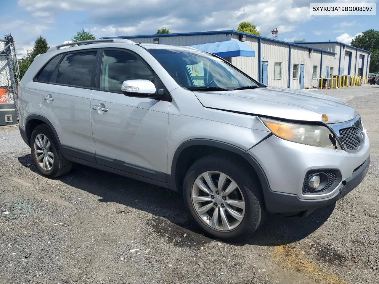 2011 Kia Sorento Ex VIN: 5XYKU3A19BG008097 Lot: 67151534