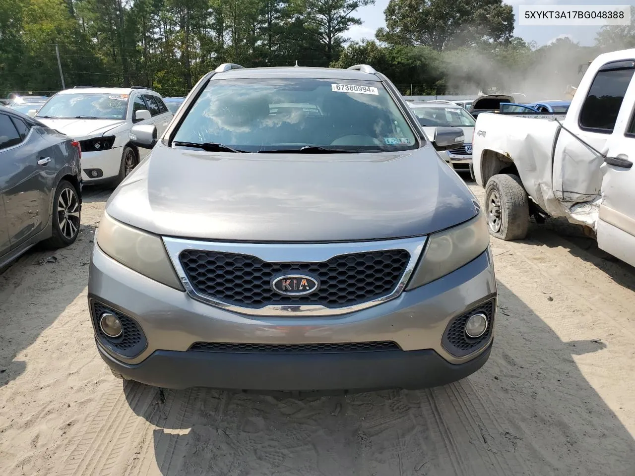 2011 Kia Sorento Base VIN: 5XYKT3A17BG048388 Lot: 67380994