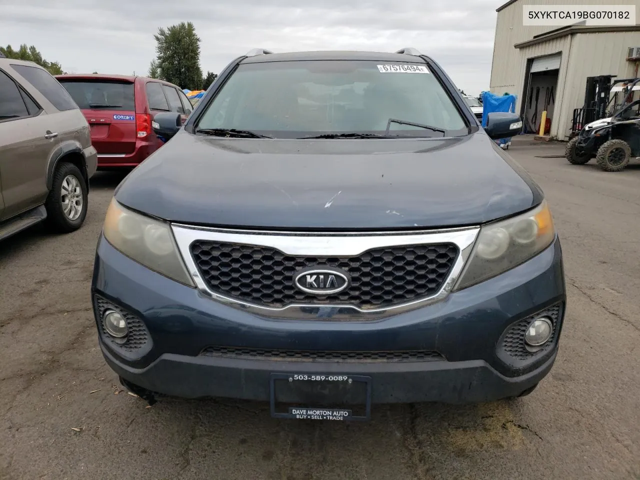 2011 Kia Sorento Base VIN: 5XYKTCA19BG070182 Lot: 67576494