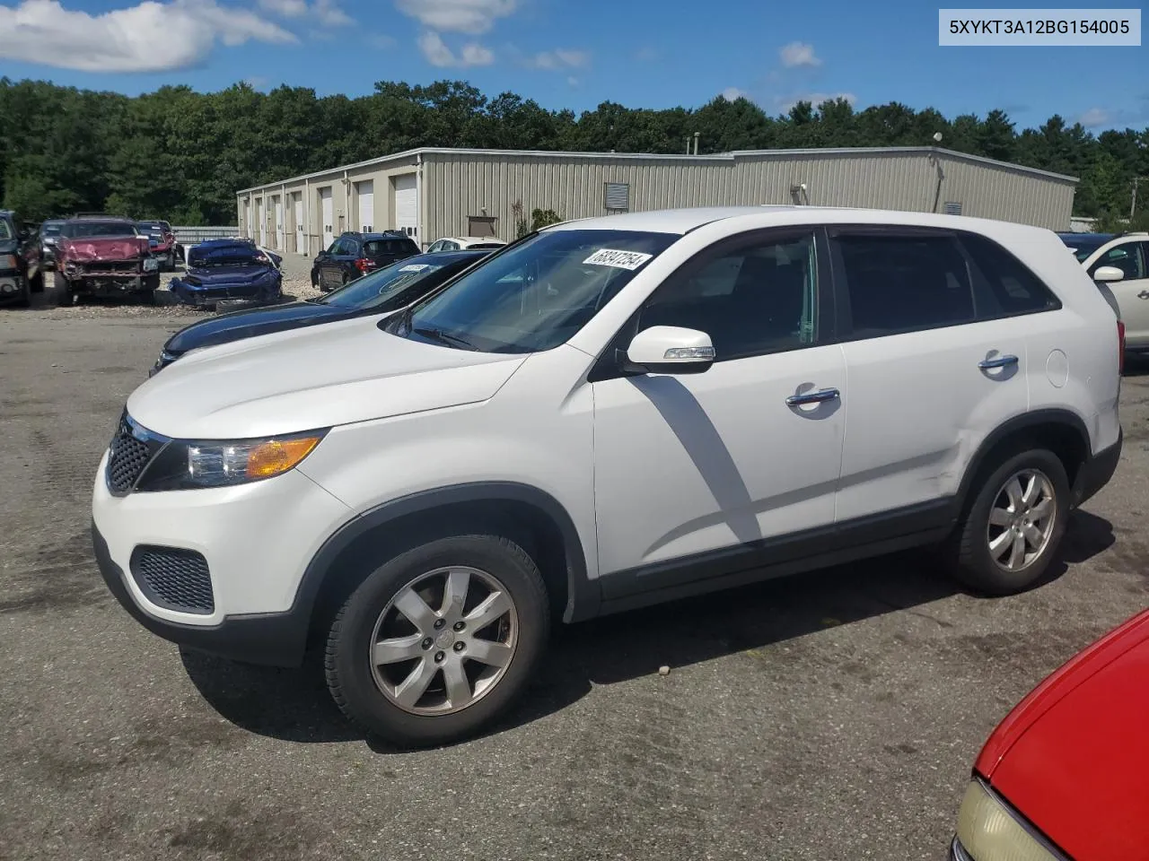 2011 Kia Sorento Base VIN: 5XYKT3A12BG154005 Lot: 68347254