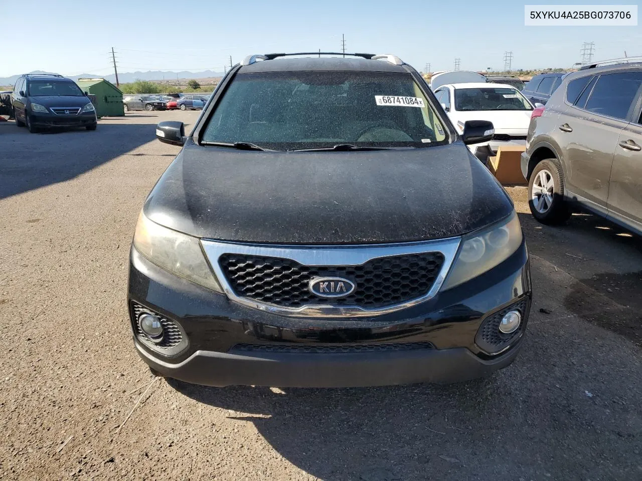 2011 Kia Sorento Ex VIN: 5XYKU4A25BG073706 Lot: 68741084