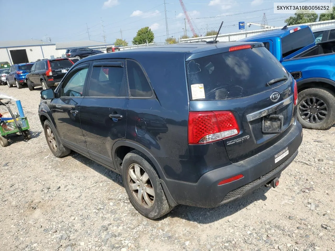 2011 Kia Sorento Base VIN: 5XYKT3A10BG056252 Lot: 68924474