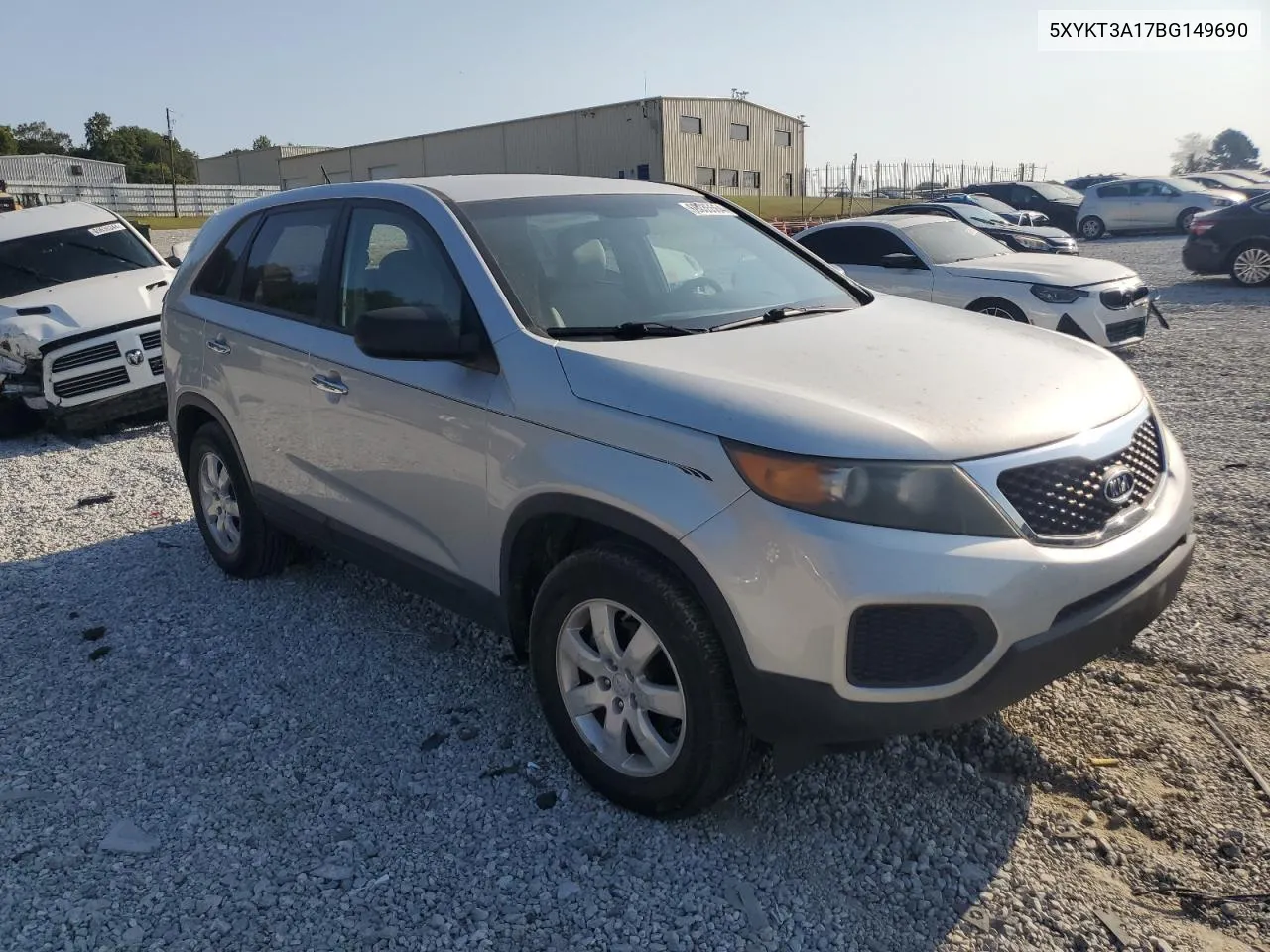 2011 Kia Sorento Base VIN: 5XYKT3A17BG149690 Lot: 69035564