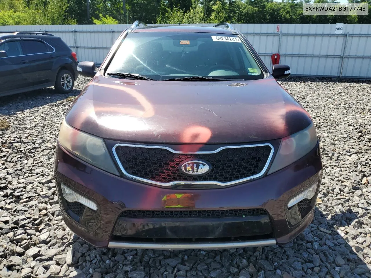 2011 Kia Sorento Sx VIN: 5XYKWDA21BG177748 Lot: 69234284