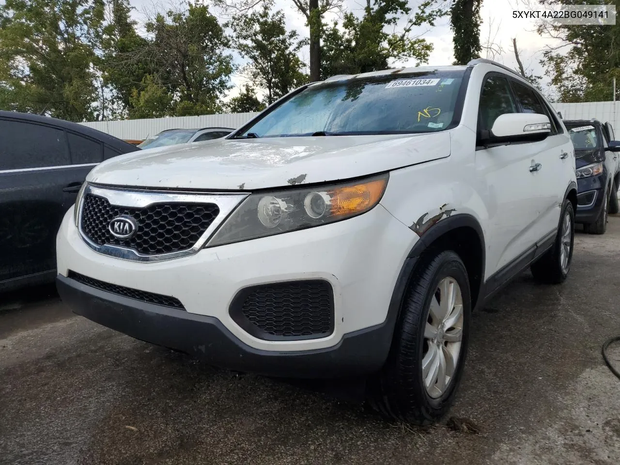 5XYKT4A22BG049141 2011 Kia Sorento Base