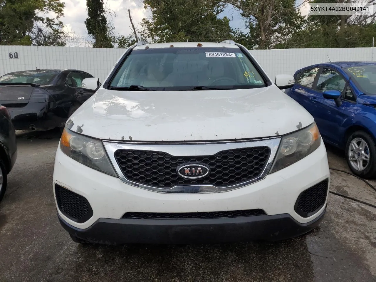 2011 Kia Sorento Base VIN: 5XYKT4A22BG049141 Lot: 69461034