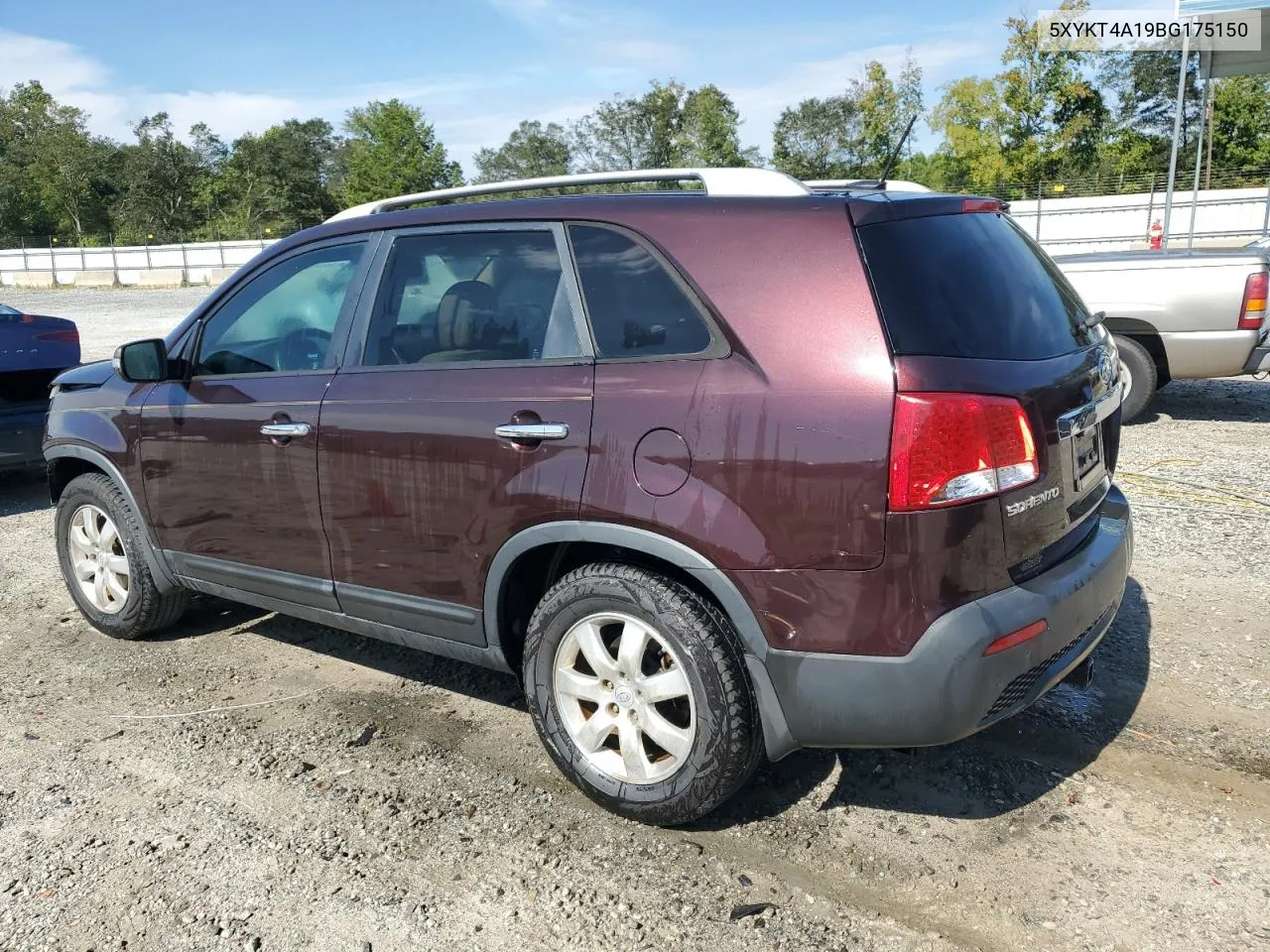 2011 Kia Sorento Base VIN: 5XYKT4A19BG175150 Lot: 69786764