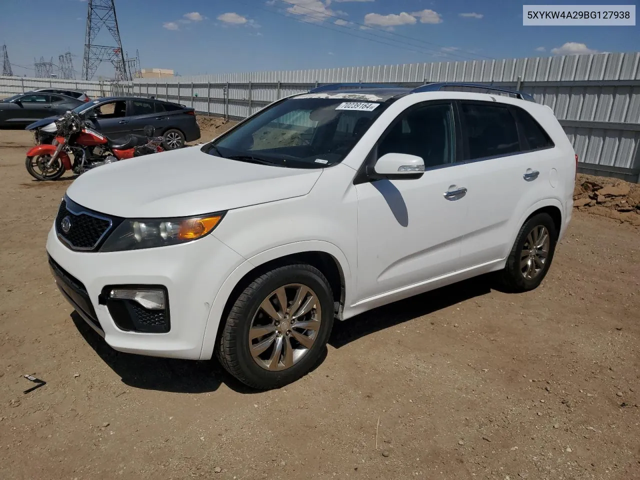 2011 Kia Sorento Sx VIN: 5XYKW4A29BG127938 Lot: 70239164