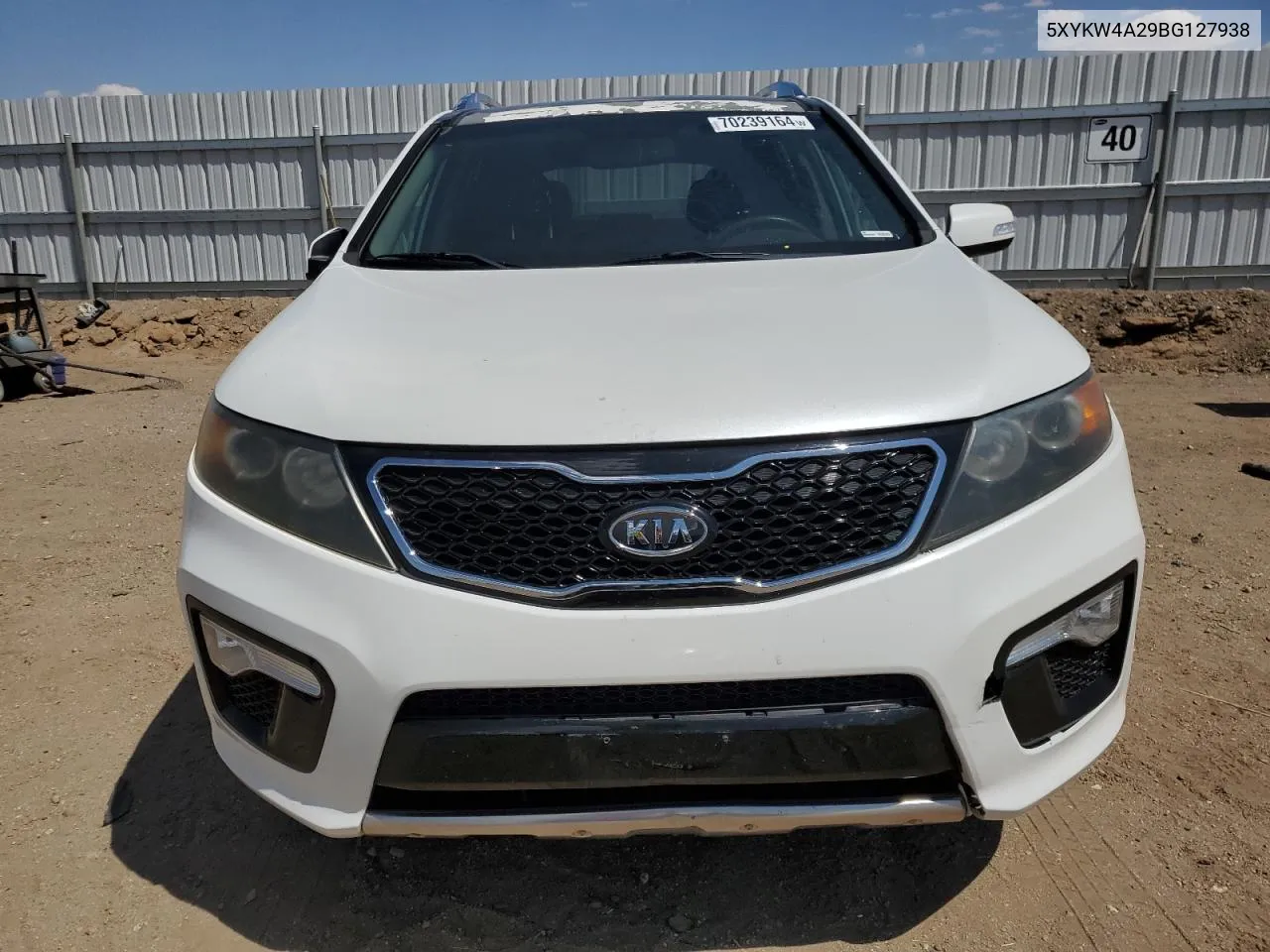 2011 Kia Sorento Sx VIN: 5XYKW4A29BG127938 Lot: 70239164