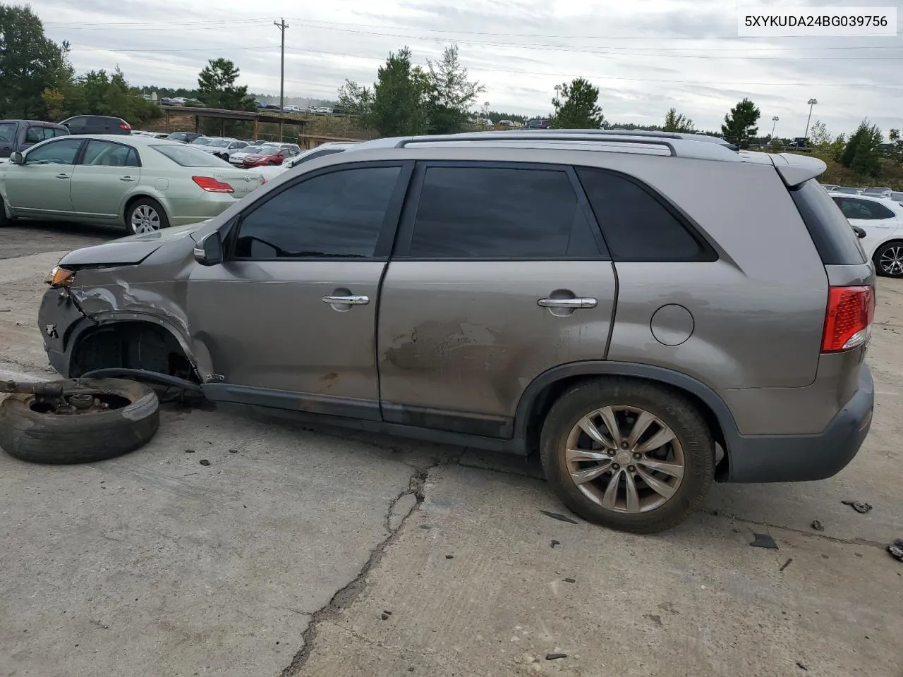 2011 Kia Sorento Ex VIN: 5XYKUDA24BG039756 Lot: 70444314