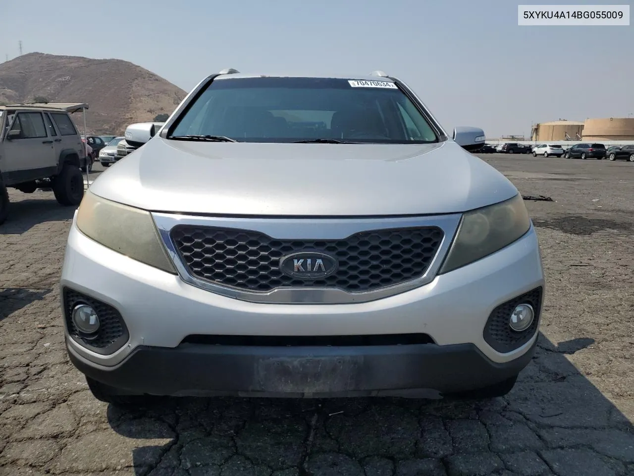 2011 Kia Sorento Ex VIN: 5XYKU4A14BG055009 Lot: 70470634