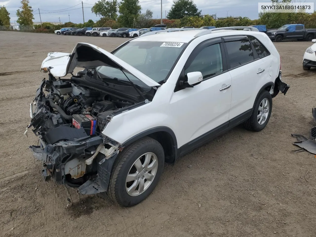 2011 Kia Sorento Base VIN: 5XYKT3A18BG141873 Lot: 70908224