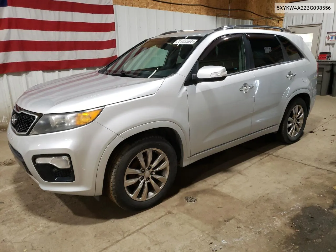 2011 Kia Sorento Sx VIN: 5XYKW4A22BG098556 Lot: 70933584