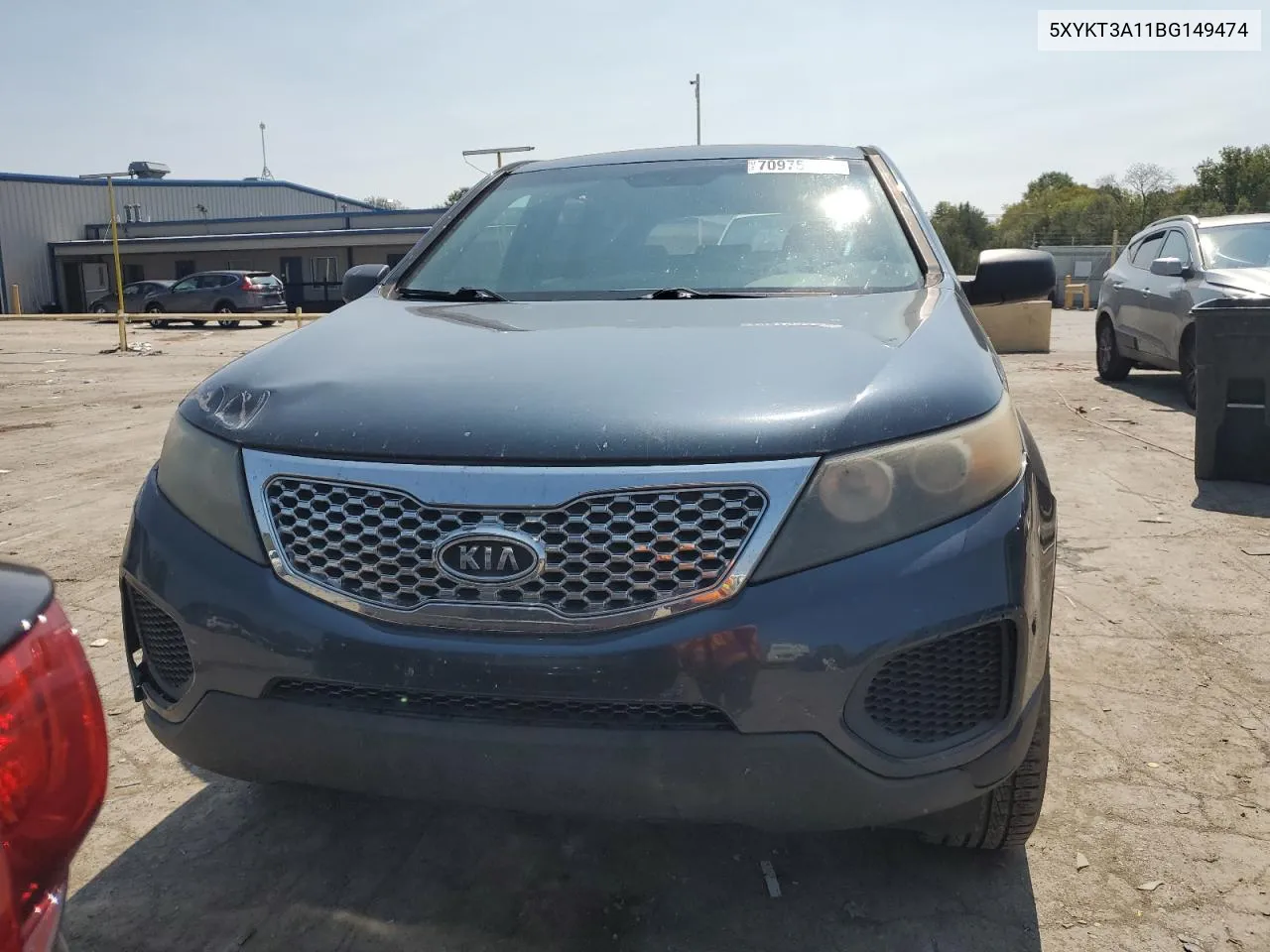 2011 Kia Sorento Base VIN: 5XYKT3A11BG149474 Lot: 70975344