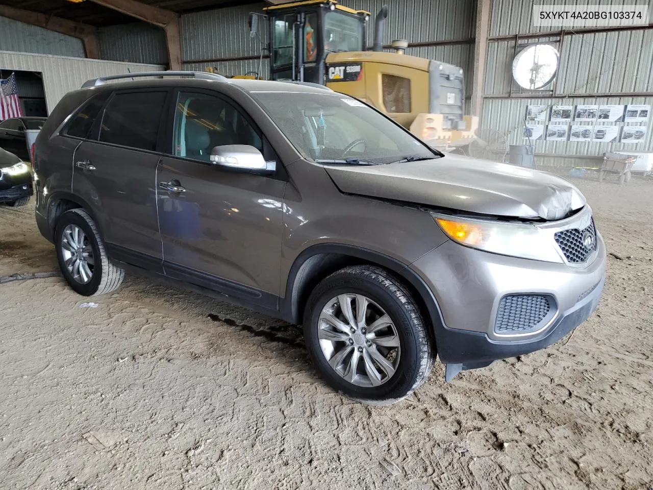 2011 Kia Sorento Base VIN: 5XYKT4A20BG103374 Lot: 71057564