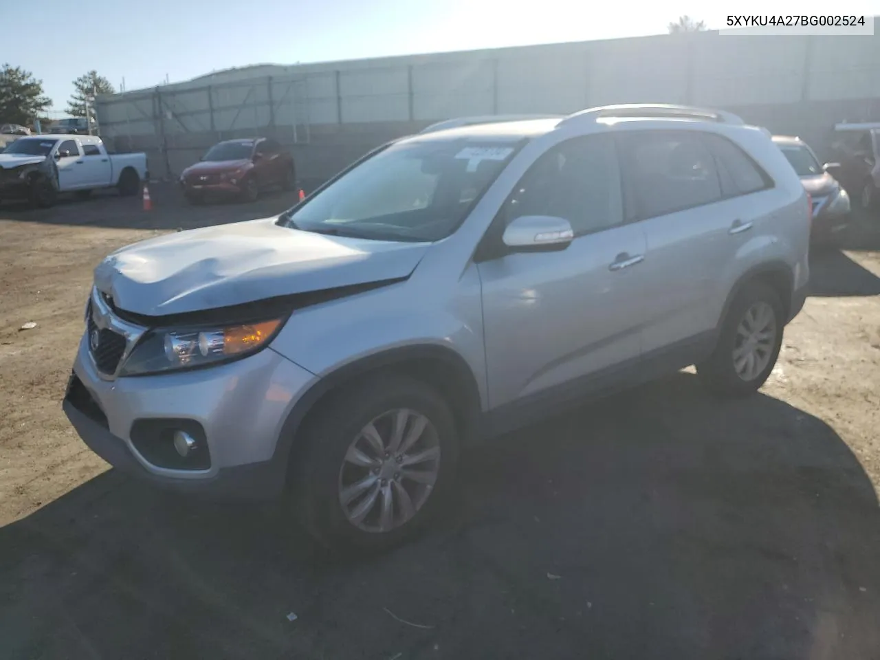 2011 Kia Sorento Ex VIN: 5XYKU4A27BG002524 Lot: 71225134