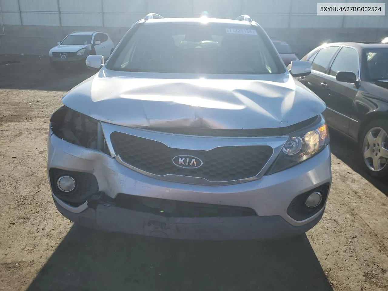 2011 Kia Sorento Ex VIN: 5XYKU4A27BG002524 Lot: 71225134