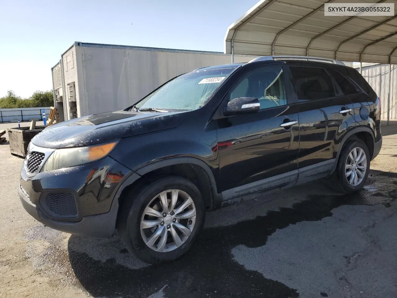 2011 Kia Sorento Base VIN: 5XYKT4A23BG055322 Lot: 71568234